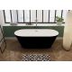 Baignoire îlot noire Lugano Black
