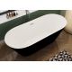 Baignoire îlot Lugano Black tendance et chic