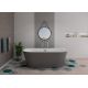 Baignoire îlot moderne et tendance Lazzio Grey