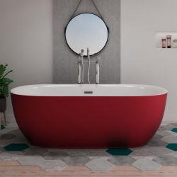 Baignoire îlot moderne et confortable Lamone Red
