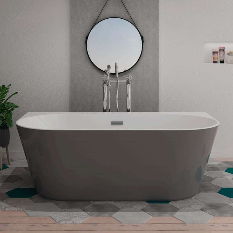 Baignoire îlot design Lazzio Grey Baignoire îlot design Lazzio Grey