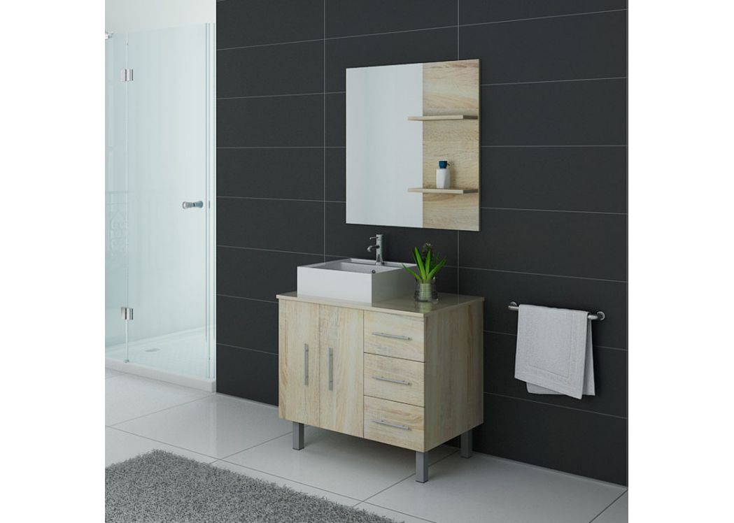 Meuble De Salle De Bain Simple Vasque Ref Florence Sc