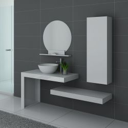 Meuble salle de bain MONZA B Blanc