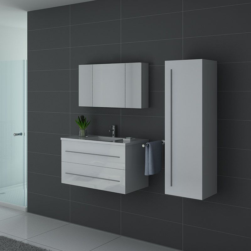 Meubles salle de bain NOVA B Blanc