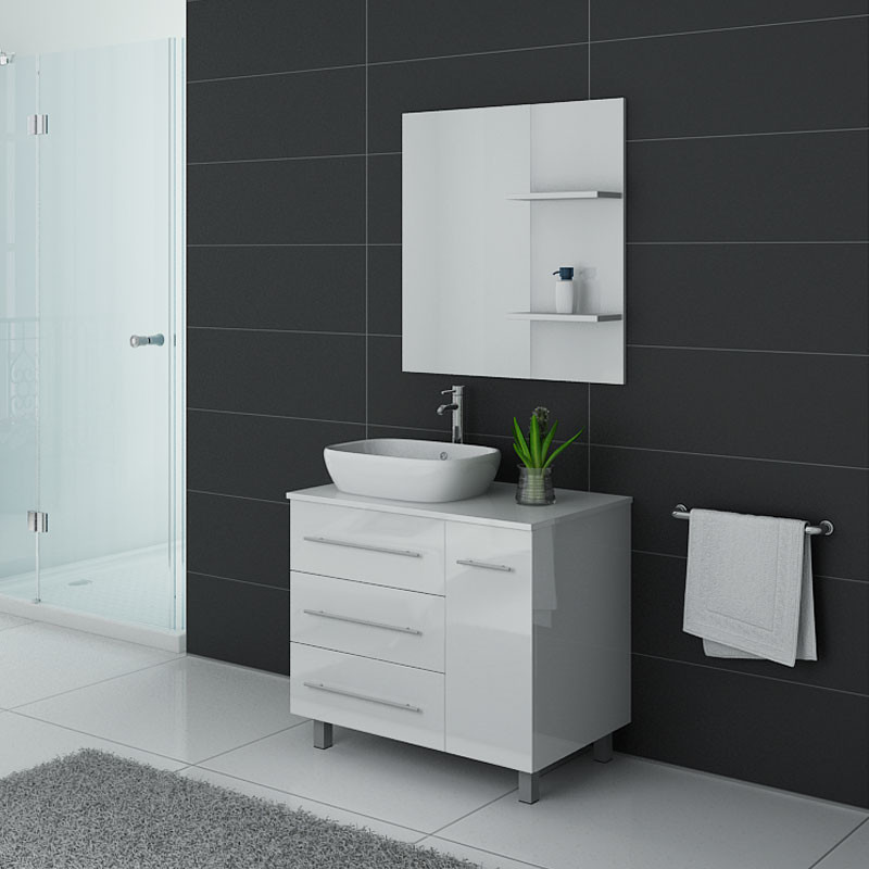 Meubles salle de bain TOSCANE Blanc Meubles salle de bain TOSCANE Blanc
