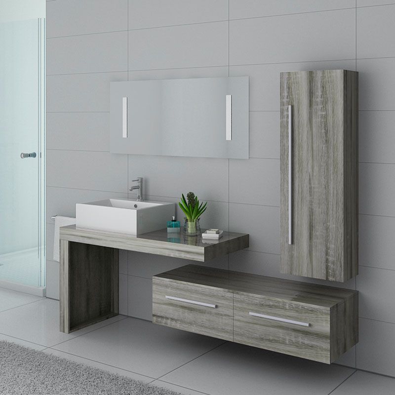 Meuble De Salle De Bain Couleur Bois Dis9250cg Meuble De Salle De Bain Tendance