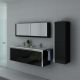 Meubles salle de bain DIS025-1500N Noir