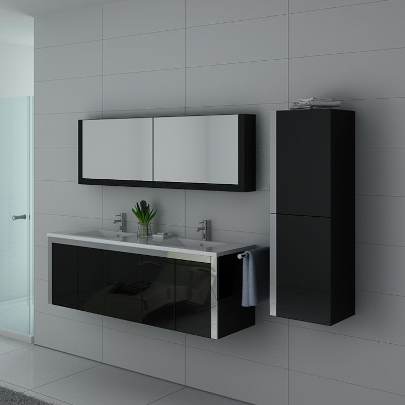 Meubles salle de bain DIS025-1500N Noir
