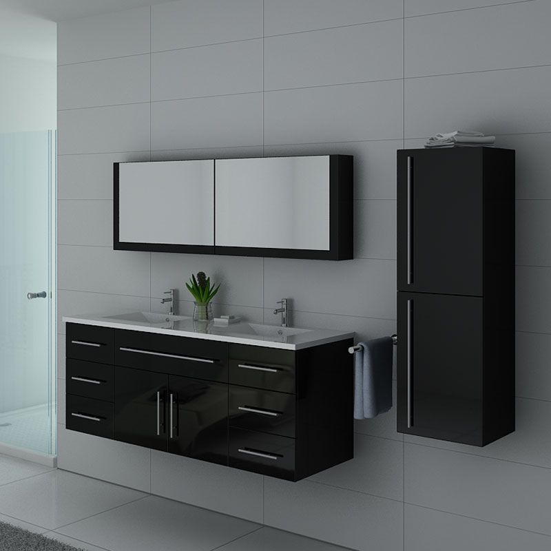 Armoire de salle de bain et meuble-lavabo contemporain