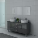 Meubles salle de bain DIS989GT gris taupe