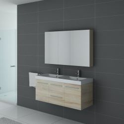 Ensemble salle de bain double vasque avec option colonne de rangement