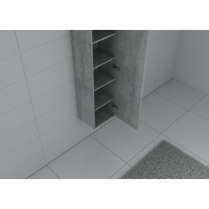 Colonne PAL150BT salle de bain Béton ouverte 5 niches Colonne PAL150BT salle de bain Béton ouverte 5 niches