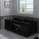 Baignoire rectangulaire Kiss Me Black