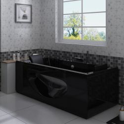 Baignoire rectangulaire Kiss Me Black