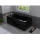 Baignoire rectangulaire 2 places Kiss Me Black