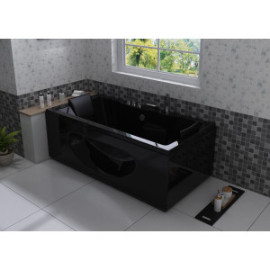 Baignoire rectangulaire Kiss Me Black