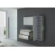 Ensemble salle de bain ARCOLA Scandinave et blanc plein de rangements
