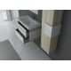Meuble salle de bain simple vasque ARCOLA Scandinave et blanc