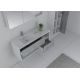 Rangements FARALDI 1200 Béton et Blanc