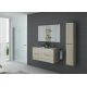 Meuble double vasque suspendu MILAZZO Scandinave