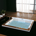 Baignoire balnéo rectangulaire Makatea-E whirlpool 37 jets