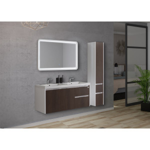 Meuble salle de bain double vasque CASORIA 1200