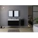 Meuble salle de bain design noir BRIANZA 1200