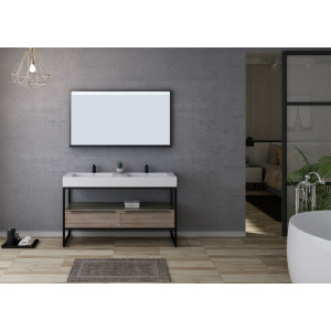 Meuble salle de bain LAMEZIA 1400 Scandinave