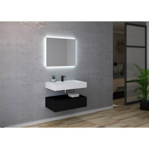 Meuble simple vasque AVELLINO 800N
