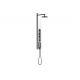 GS008 Colonne d'hydromassage avec élément noir mat