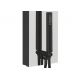 GS008 Colonne d'hydromassage avec douchette noir mat