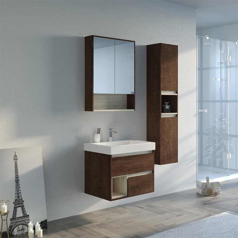 Petit meuble simple vasque ANZIO 600 Petit meuble simple vasque ANZIO 600