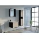 Meuble salle de bain scandinave et noir LUMARZO 600SC-N