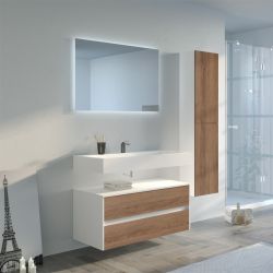 Meuble de salle de bain suspendu 1000 SV-B