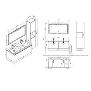 Plan Tivoli 1200 Blanc