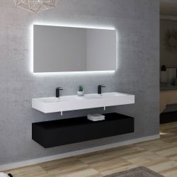 Meuble salle de bain AVELLINO 1400N