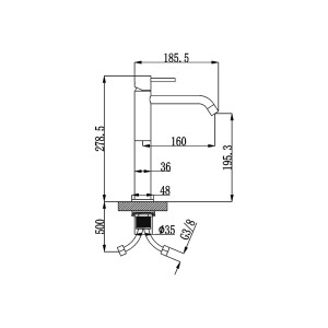 Robinet mitigeur CAMELIA Chrome Robinet mitigeur CAMELIA Chrome