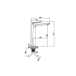 Robinet mitigeur LANTANA Chrome
