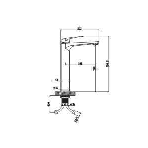 Robinet mitigeur GARDENIA Black