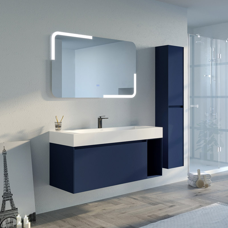 Meuble salle de bain ARTENA 1200 Bleu Saphir Meuble salle de bain ARTENA 1200 Bleu Saphir