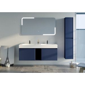 Meuble salle de bain ARTENA 1400 Bleu Saphir