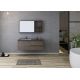 Meuble salle de bain BERGAME 1300 Chêne Gris