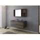 Meuble salle de bain BERGAME 1300 Chêne Gris
