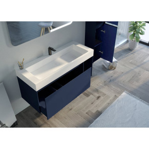 Meuble salle de bain ARTENA 1200 Bleu Saphir Meuble salle de bain ARTENA 1200 Bleu Saphir