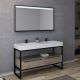 Meuble salle de bain LAMEZIA 1400 Scandinave