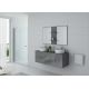 Meuble salle de bain moderne CARSOLI Gris Taupe