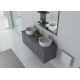 Meuble double vasque CARSOLI Gris Taupe