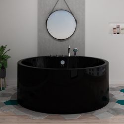Baignoire îlot Bova Black