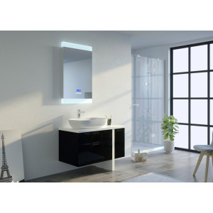 Meuble de salle de bain SCARLINO 1000 Noir gloss Meuble de salle de bain SCARLINO 1000 Noir gloss