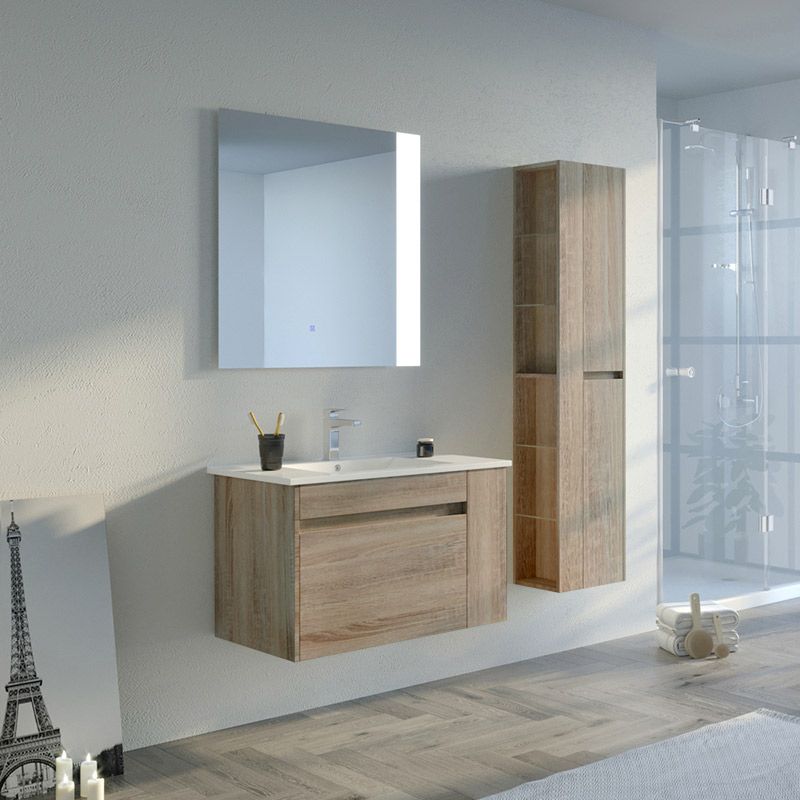 Meuble salle de bain BOVALINO 800 Scandinave